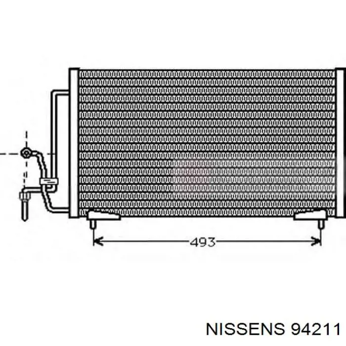  Condensador aire acondicionado para Peugeot 405 2 