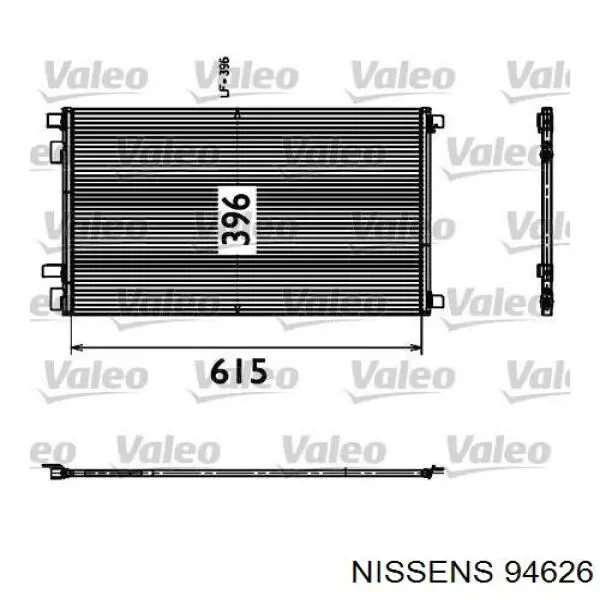 94626 Nissens condensador aire acondicionado