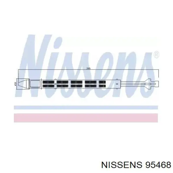 95468 Nissens receptor-secador del aire acondicionado