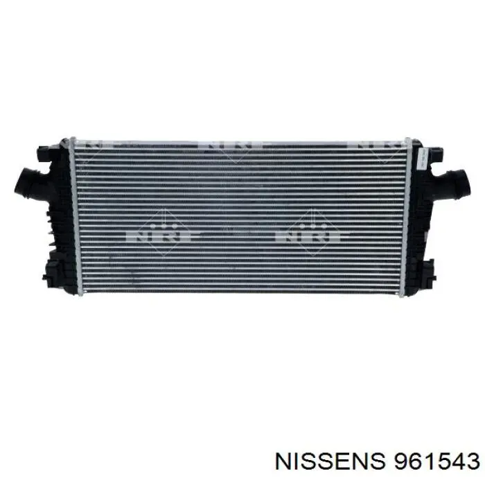 961543 Nissens radiador de aire de admisión