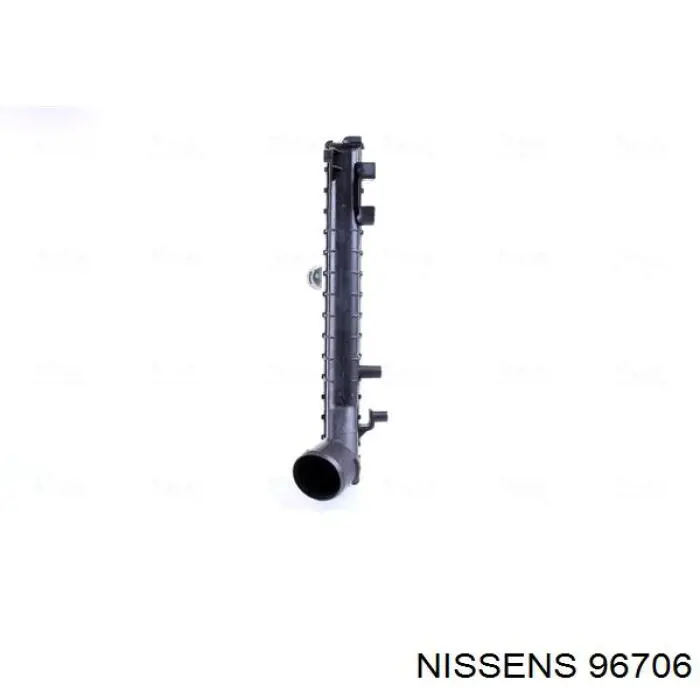 96706 Nissens radiador de aire de admisión