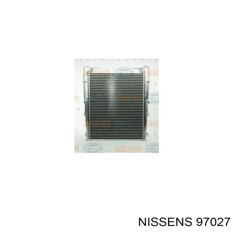 97027 Nissens radiador de aire de admisión