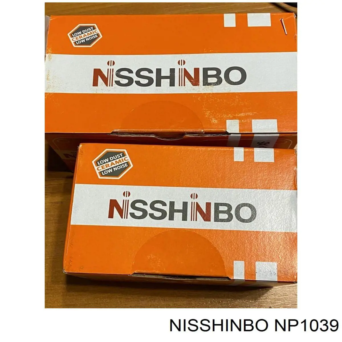 NP1039 Nisshinbo pastillas de freno delanteras