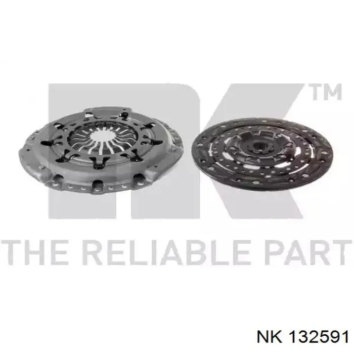 132591 NK kit de embrague (3 partes)