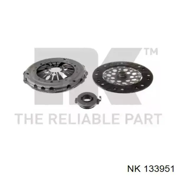 133951 NK kit de embrague (3 partes)