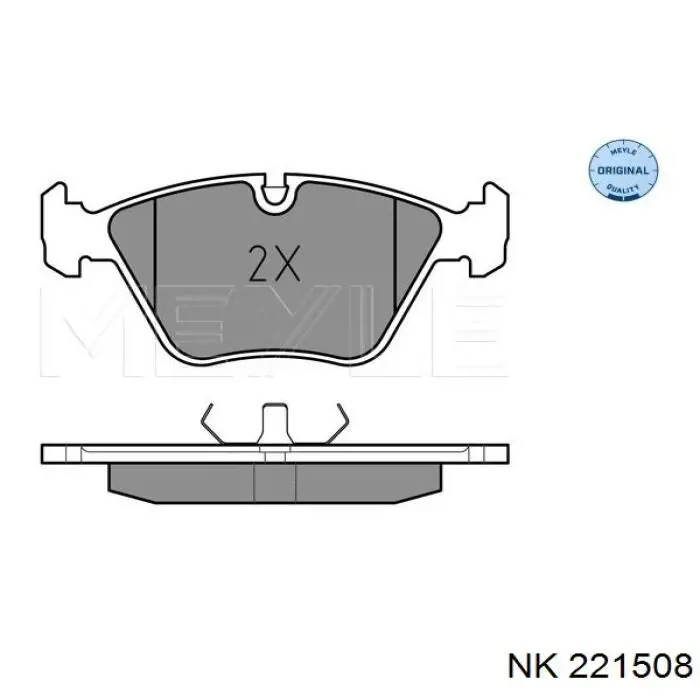 221508 NK pastillas de freno delanteras