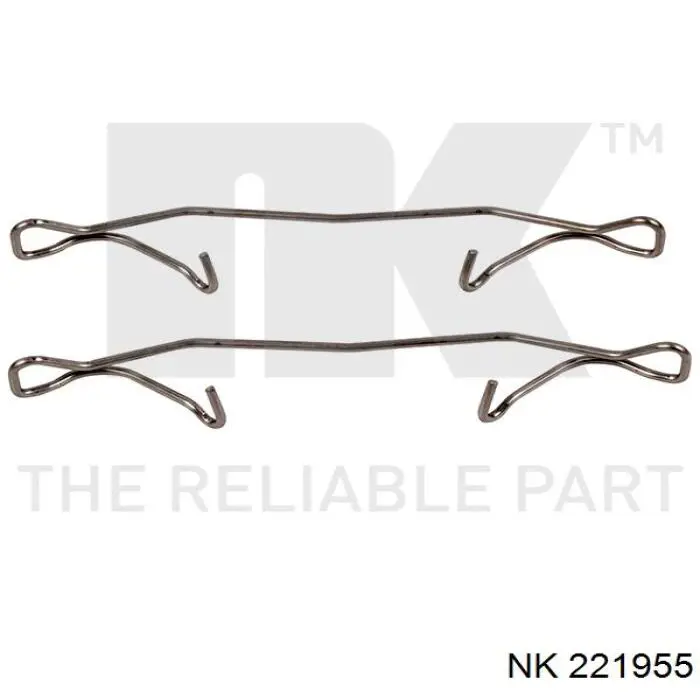 221955 NK pastillas de freno delanteras