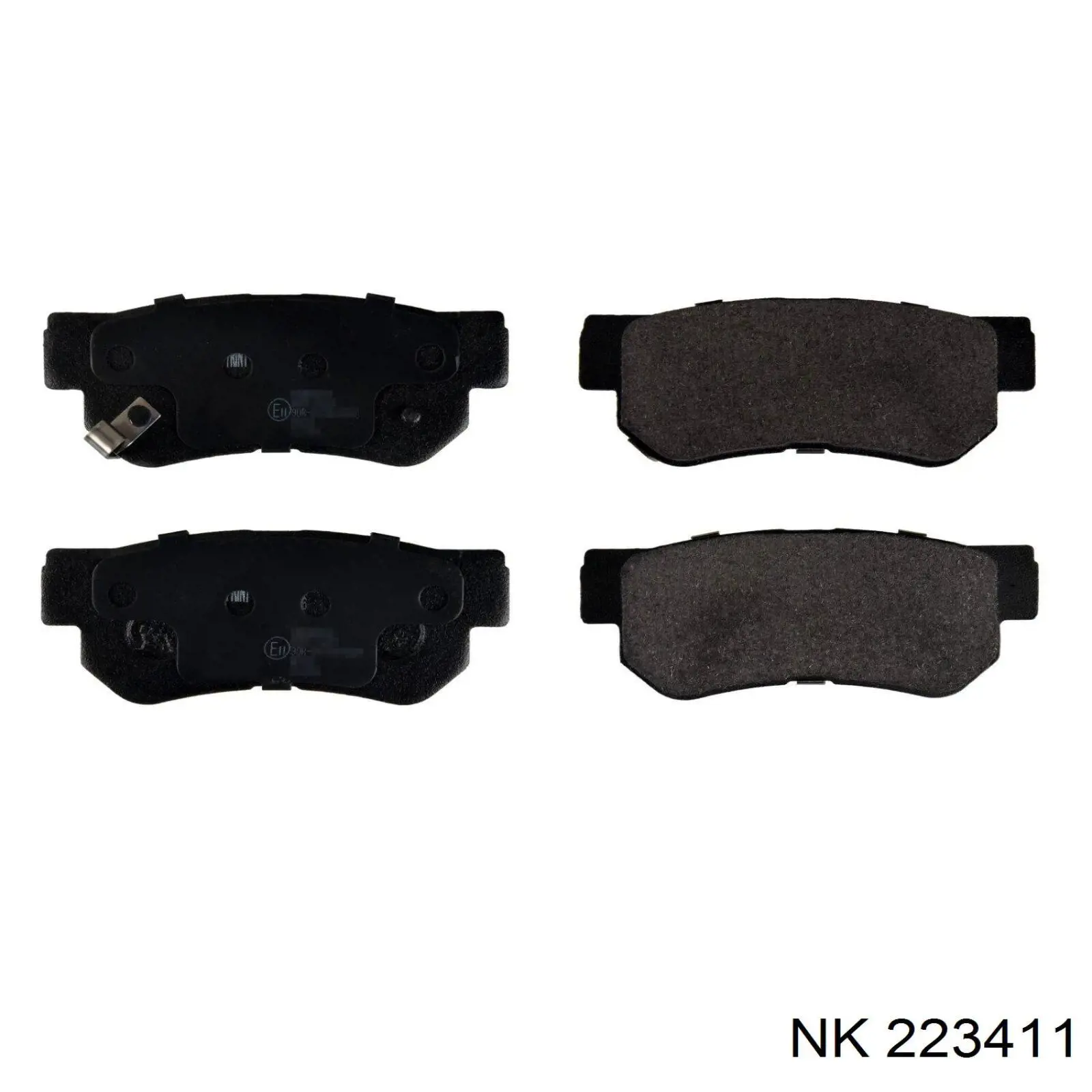 223411 NK pastillas de freno traseras