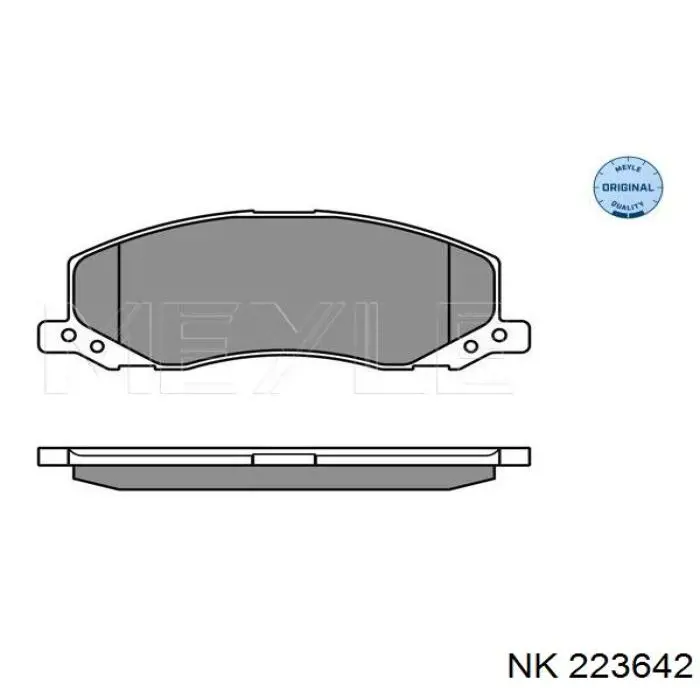 223642 NK pastillas de freno delanteras