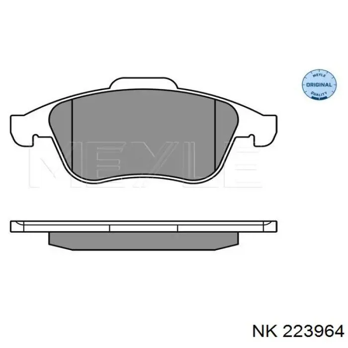 223964 NK pastillas de freno delanteras
