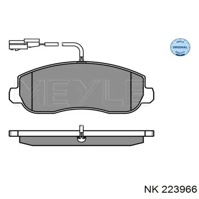 223966 NK pastillas de freno delanteras