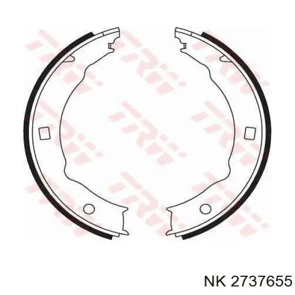 2737655 NK juego de zapatas de frenos, freno de estacionamiento