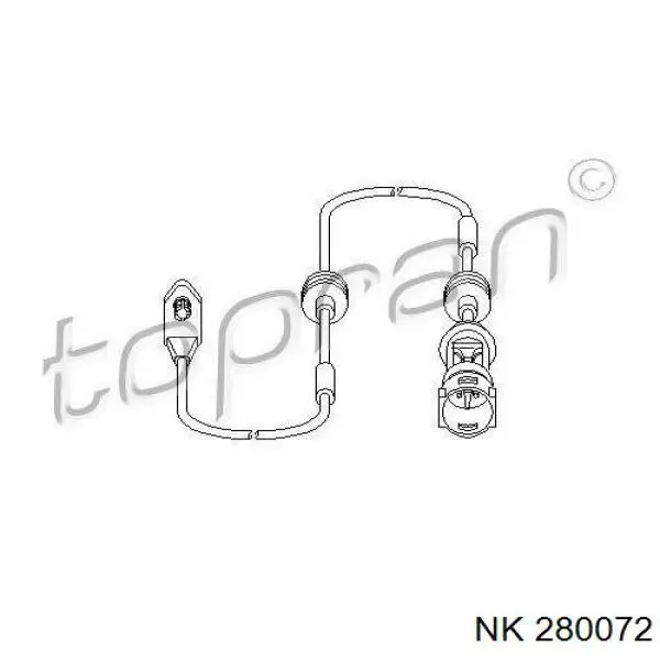 280072 NK contacto de aviso, desgaste de los frenos