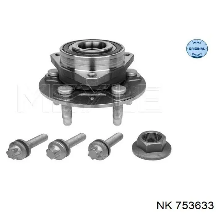 753633 NK cubo de rueda trasero