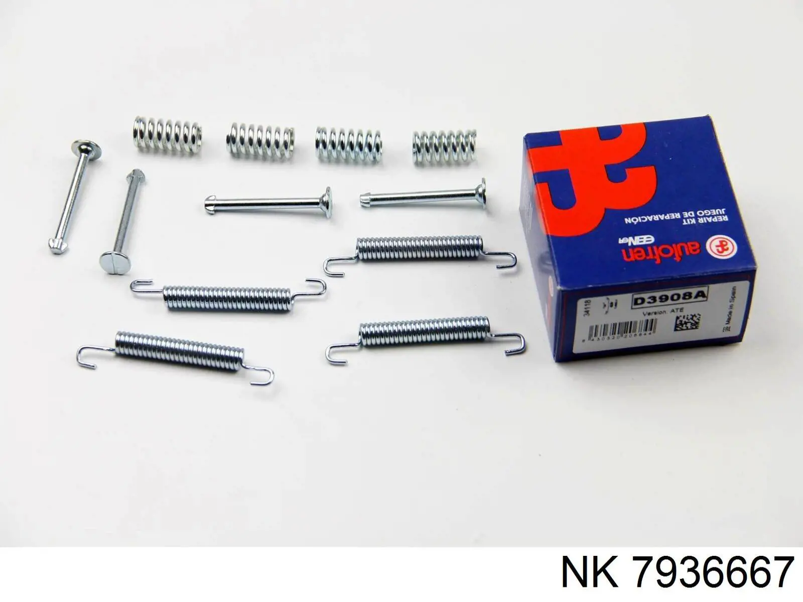 7936667 NK kit de montaje, zapatas de freno traseras