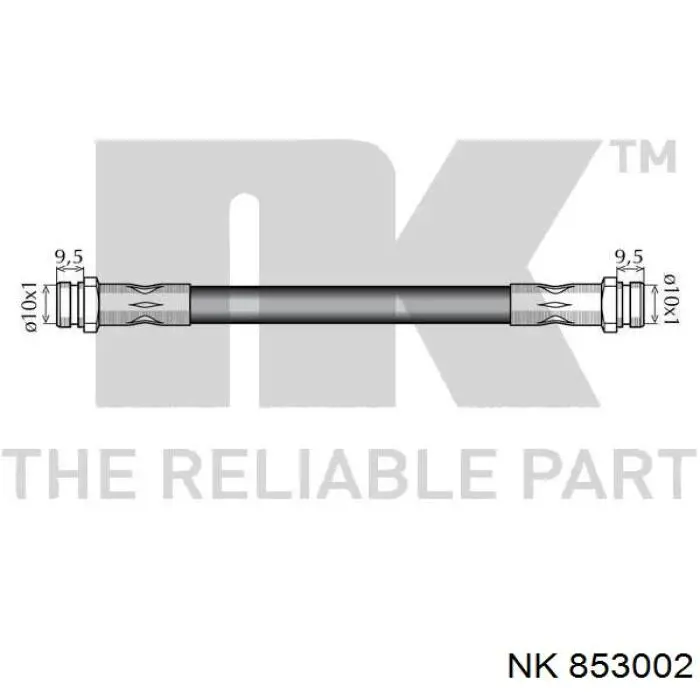 853002 NK latiguillo de freno delantero