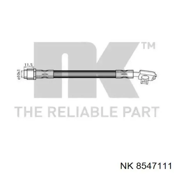 8547111 NK tubo flexible de frenos trasero