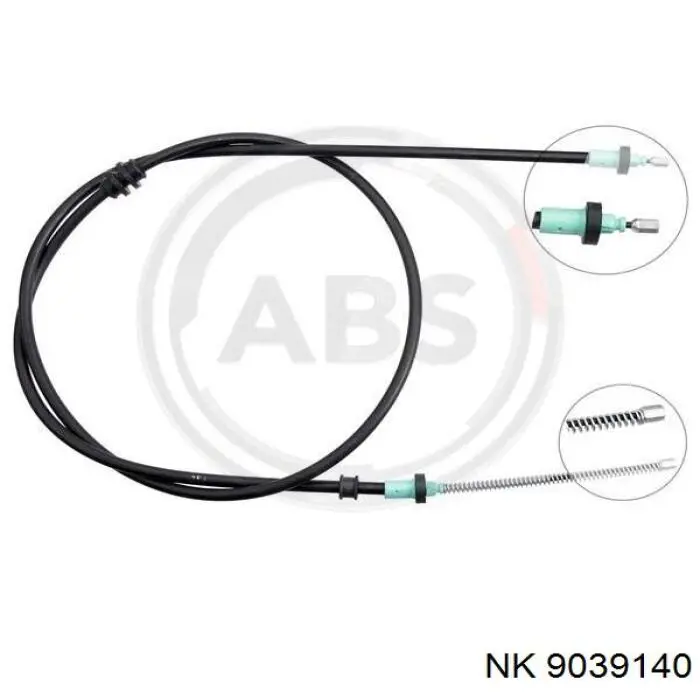 9039140 NK cable de freno de mano trasero derecho/izquierdo