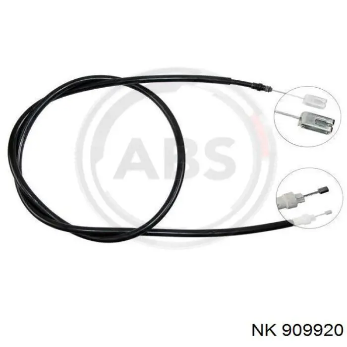 1102231 Adriauto cable de freno de mano trasero derecho