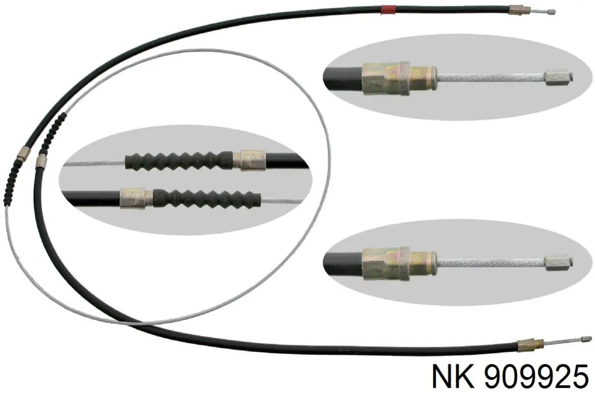 909925 NK cable de freno de mano trasero derecho/izquierdo