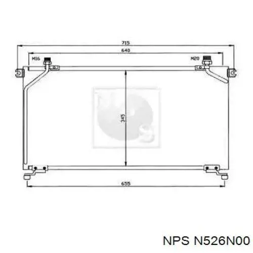 921107F700 Nissan condensador aire acondicionado