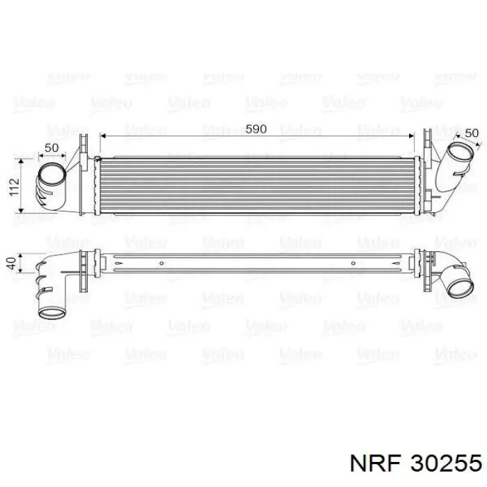  Radiador de aire de admisión para Dacia Duster HS