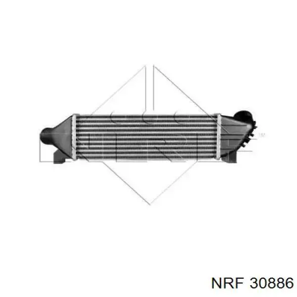 30886 NRF radiador de aire de admisión