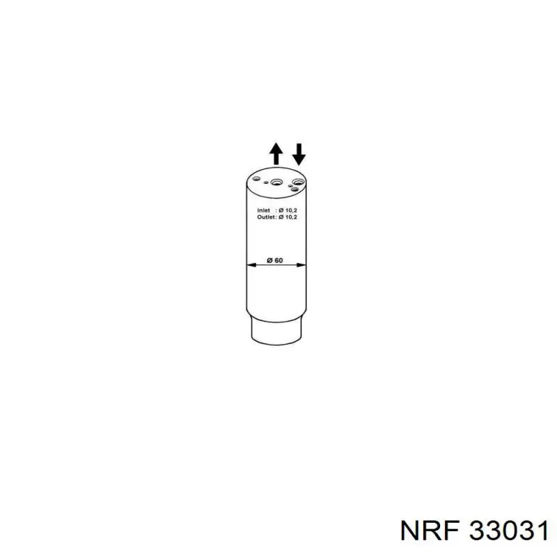  Receptor-secador del aire acondicionado para Fiat Palio 178DX