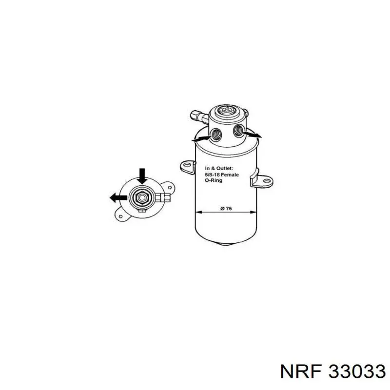  Receptor-secador del aire acondicionado para Mercedes S C140