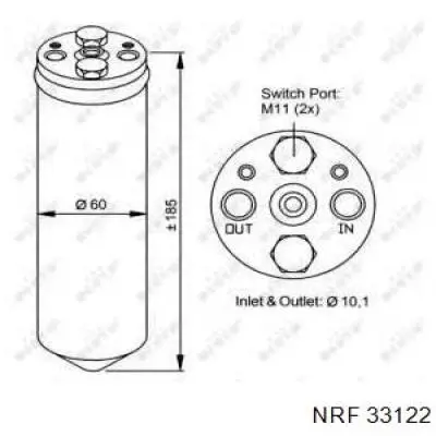 515218 VALEO receptor-secador del aire acondicionado