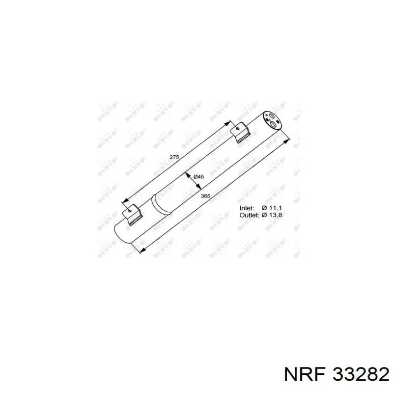  Receptor-secador del aire acondicionado para Mercedes B W245