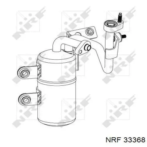 30661743 Volvo receptor-secador del aire acondicionado