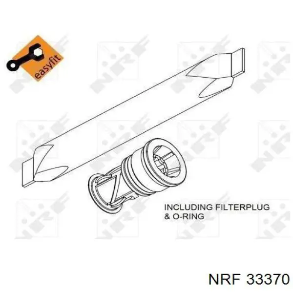 33370 NRF receptor-secador del aire acondicionado