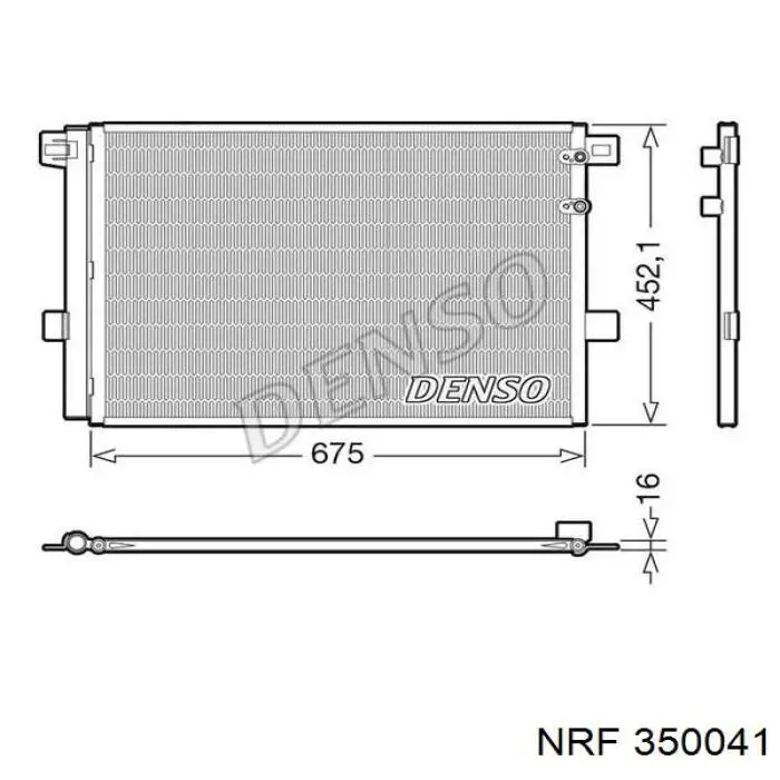  Condensador aire acondicionado para Volkswagen AMAROK 2H