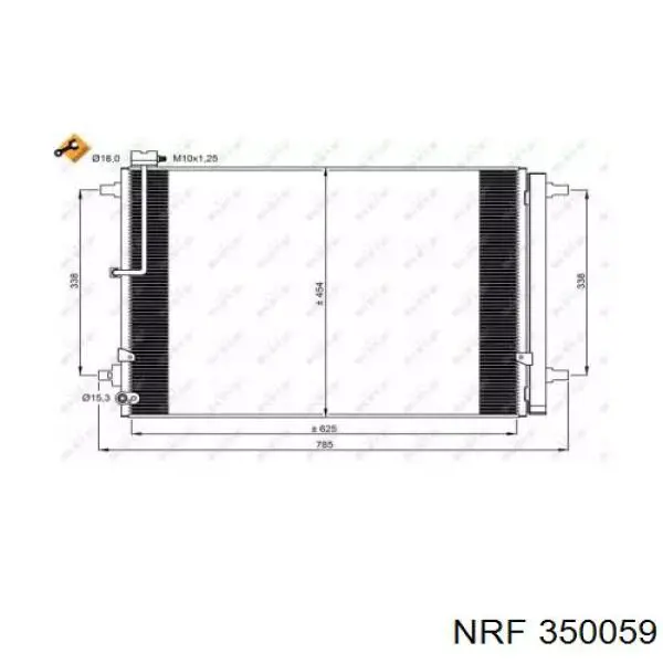  Condensador aire acondicionado para Audi A8 4H2, 4H8, 4HC, 4HL