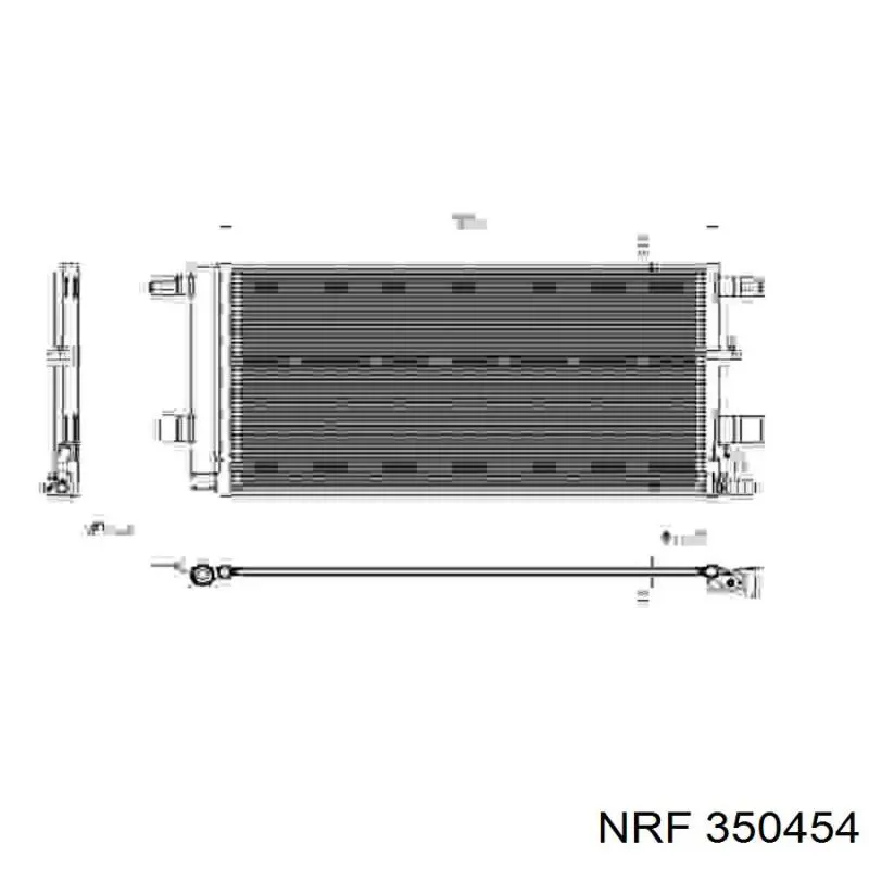 350454 NRF condensador aire acondicionado