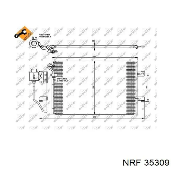 300584 ACR condensador aire acondicionado