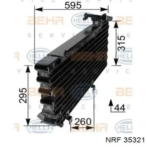  Condensador aire acondicionado para Audi 200 44, 44Q