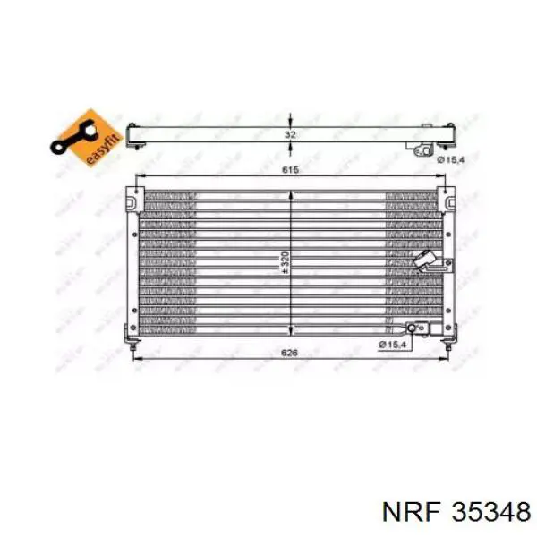  Condensador aire acondicionado para Rover 600 RH