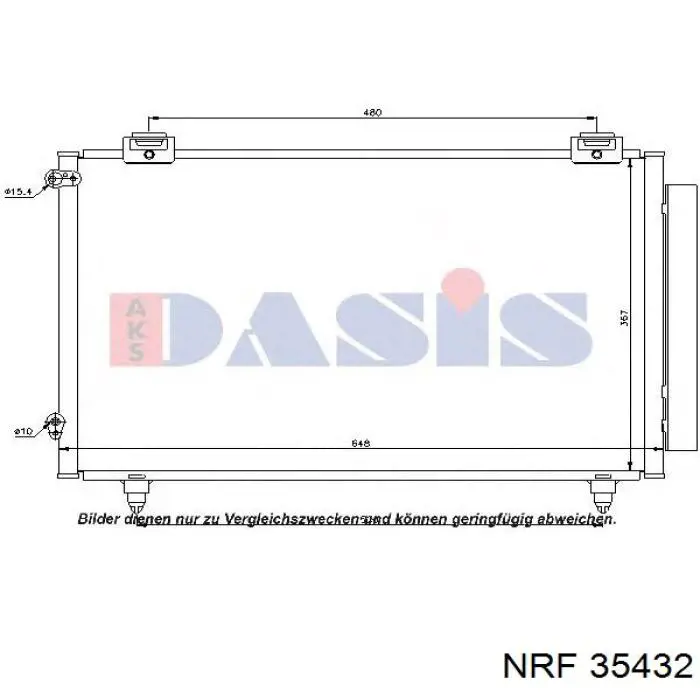  Condensador aire acondicionado para Toyota Corolla E12