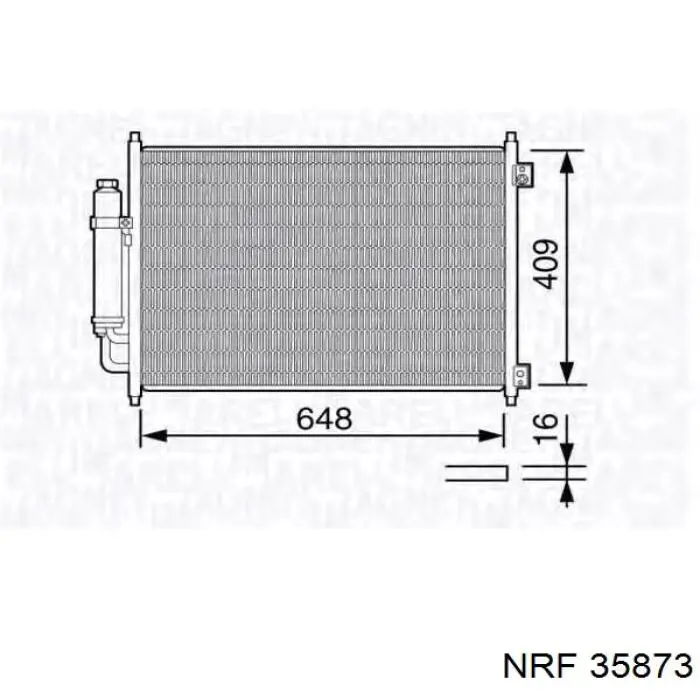  Condensador aire acondicionado para Nissan X-Trail T31