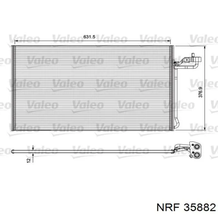 35882 NRF condensador aire acondicionado