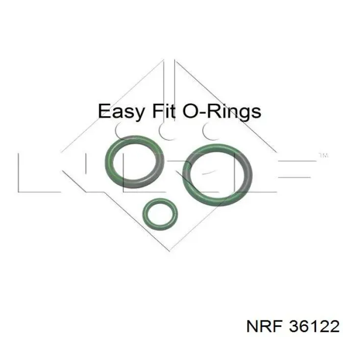 36122 NRF evaporador, aire acondicionado