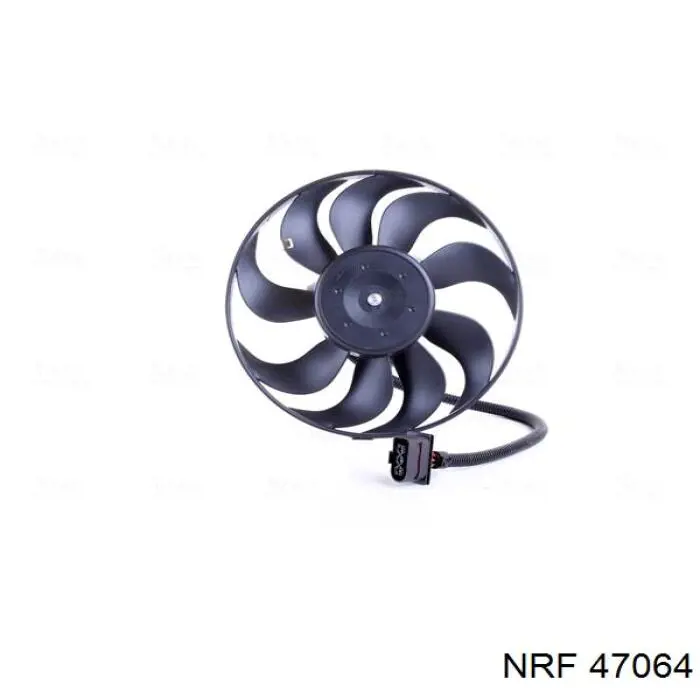 47064 NRF ventilador (rodete +motor refrigeración del motor con electromotor completo)