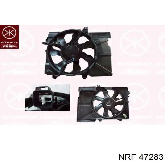  Difusor de radiador, ventilador de refrigeración, condensador del aire acondicionado, completo con motor y rodete para Hyundai Getz 