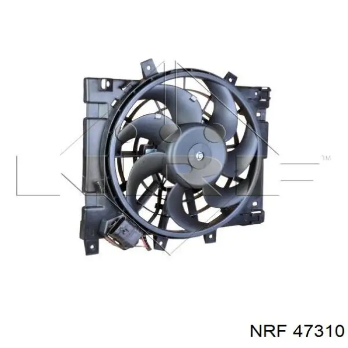  Ventilador (rodete +motor) refrigeración del motor con electromotor completo para Opel Zafira F75