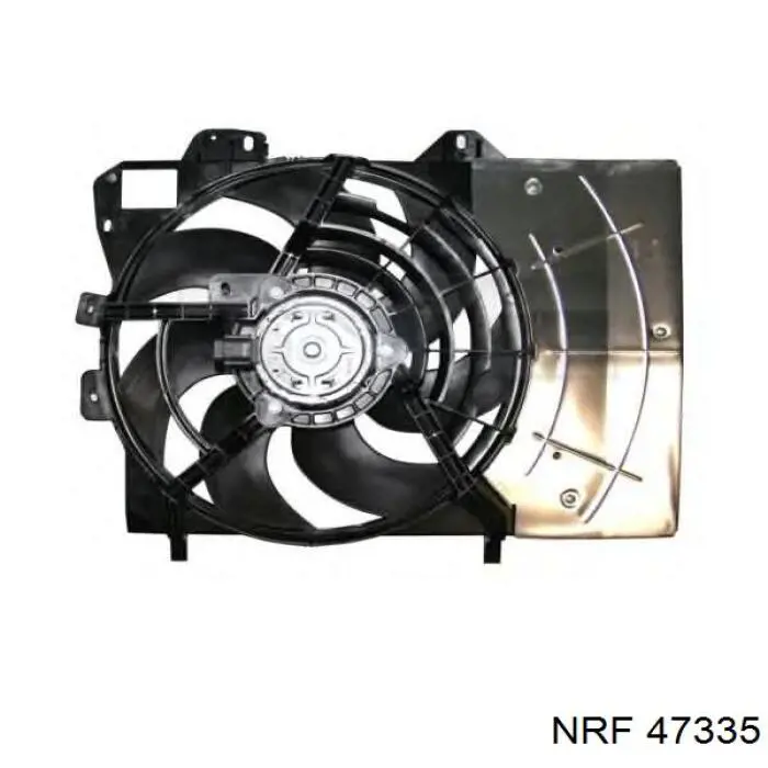 330070 ACR difusor de radiador, ventilador de refrigeración, condensador del aire acondicionado, completo con motor y rodete