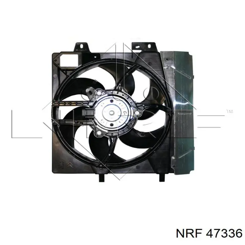  Difusor de radiador, ventilador de refrigeración, condensador del aire acondicionado, completo con motor y rodete para Peugeot 208 CA, CC