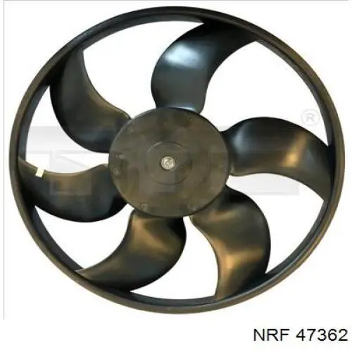 47362 NRF ventilador (rodete +motor refrigeración del motor con electromotor completo)