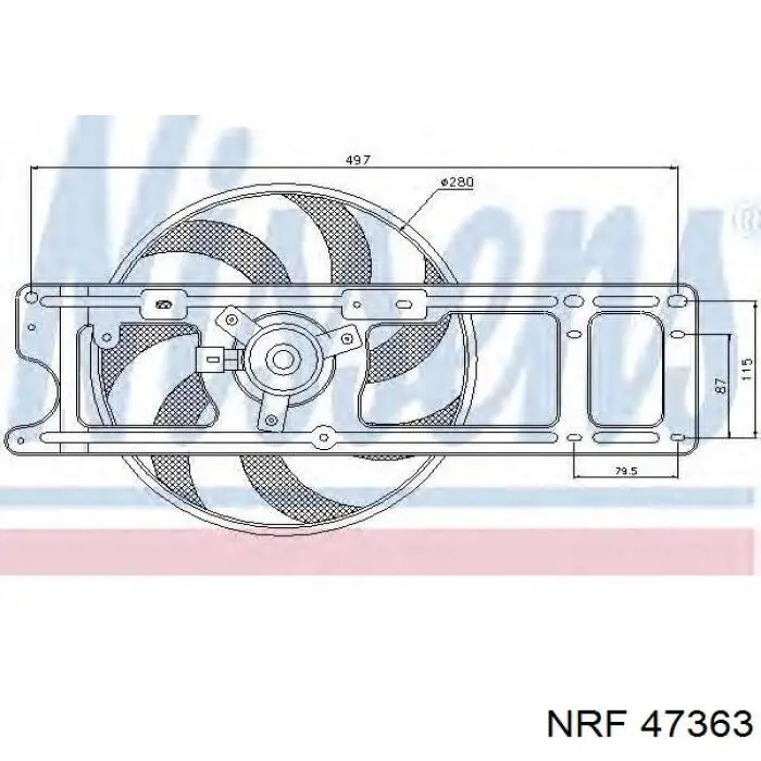 7701045216 Renault (RVI) rodete ventilador, refrigeración de motor